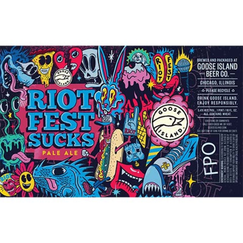 Goose Island Riot Fest Sucks Pale Ale 16OZ SINGLE CAN