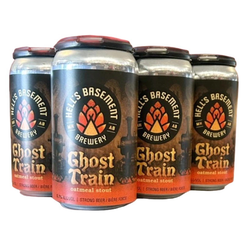 HELLS BASEMENT GHOST TRAIN OATMEAL STOUT 355ML 6PK CAN @ Windermere [1018794] 2130 ml