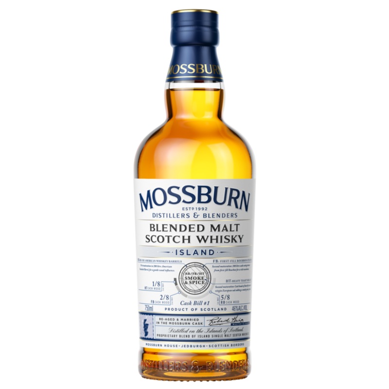 MOSSBURN BLENDED MALT SCOTCH ISLAND 92 750ML 750ML