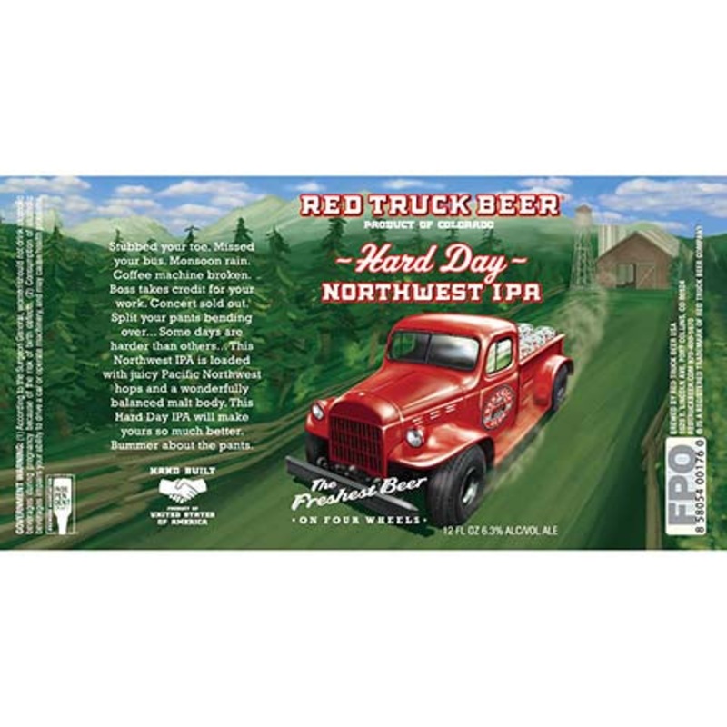 Red Truck Hard Day Northwest IPA 12OZ SINGLE BTL