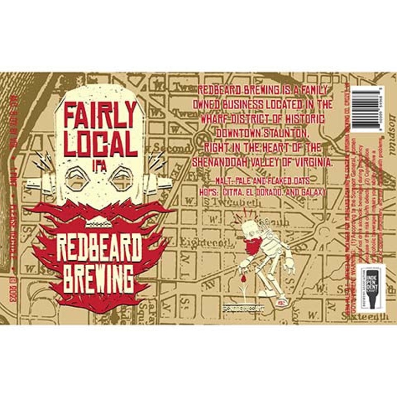Redbeard Fairly Local IPA 16OZ SINGLE CAN