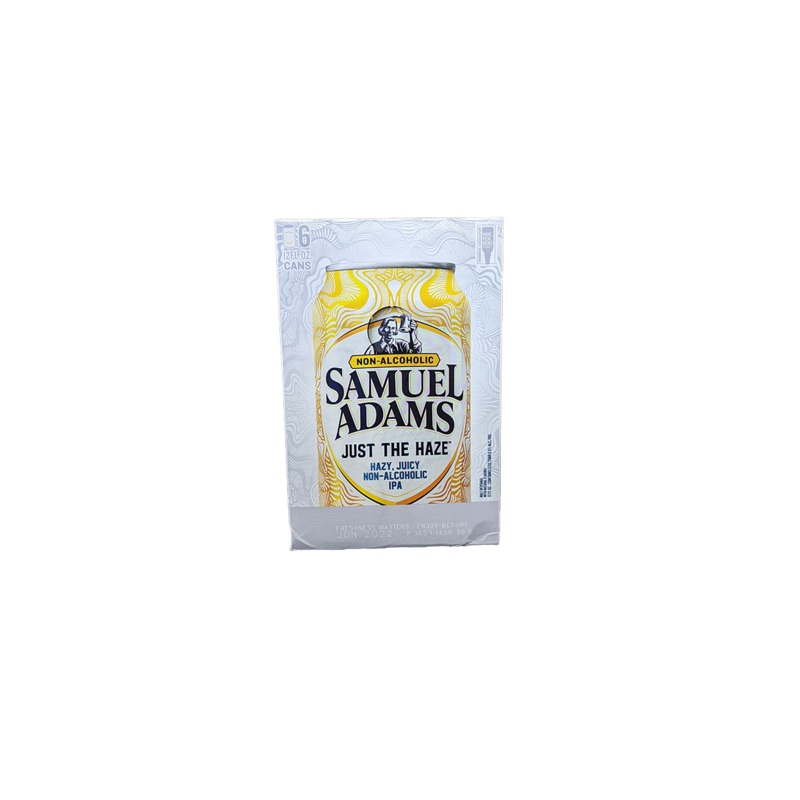 Sam Adams Non-Alcoholic IPA Just The Haze 6 Pack Cans