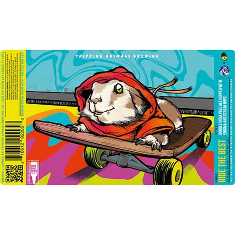 Tripping Animals Ride The Best DIPA 16OZ SINGLE CAN