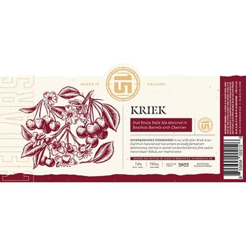 Block 15 Kriek 750ML BTL