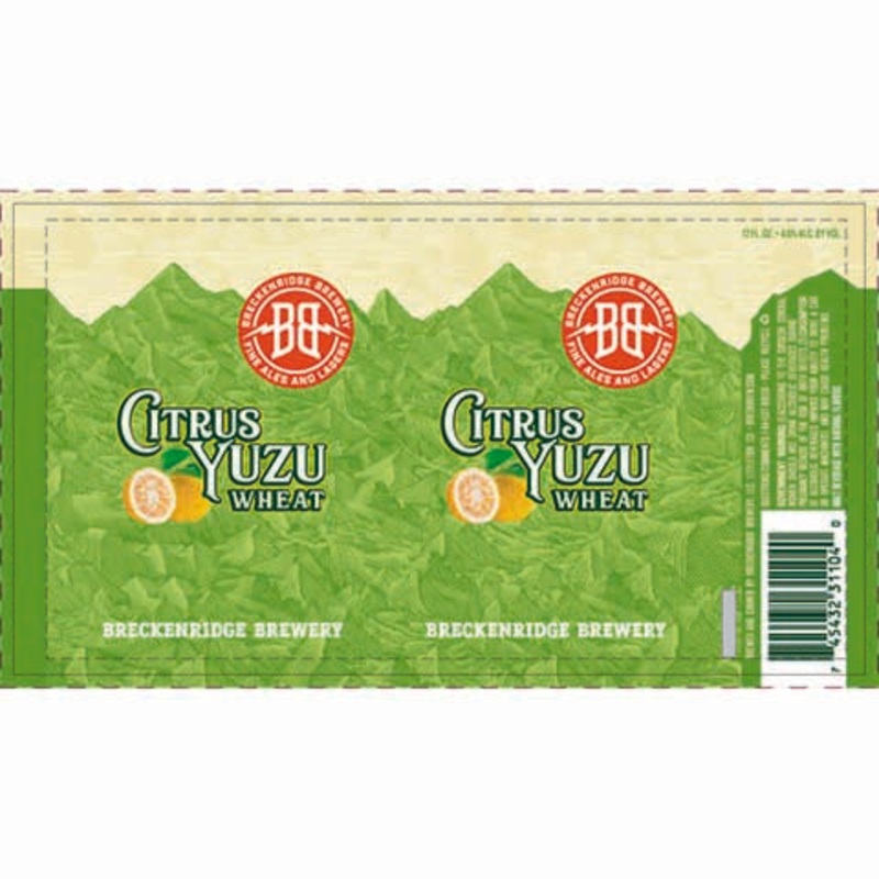 Breckenridge Citrus Yuzu Wheat 12OZ SINGLE CAN