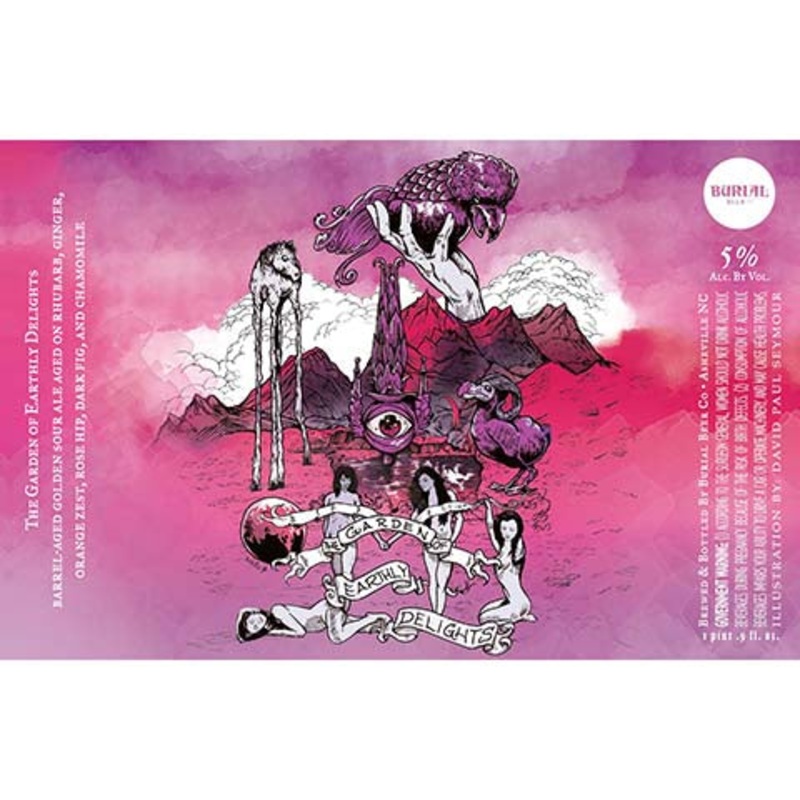 Burial The Garden Of Earthly Delights Barrel-Aged Golden Sour Ale 16OZ CAN
