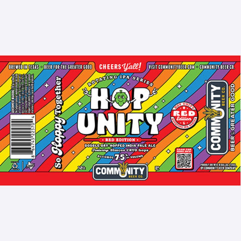 Community Beer Hop Community Red Edition IPA 12OZ SINGLE CAN