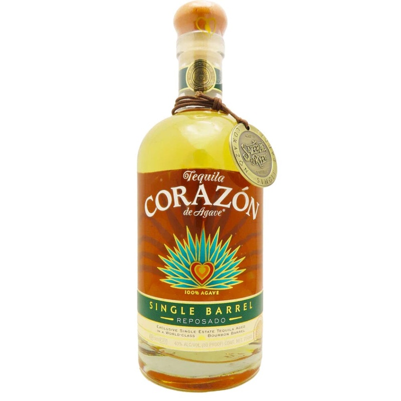 Corazon Single Barrel Reposado Aged in Sazerac Rye Barrels