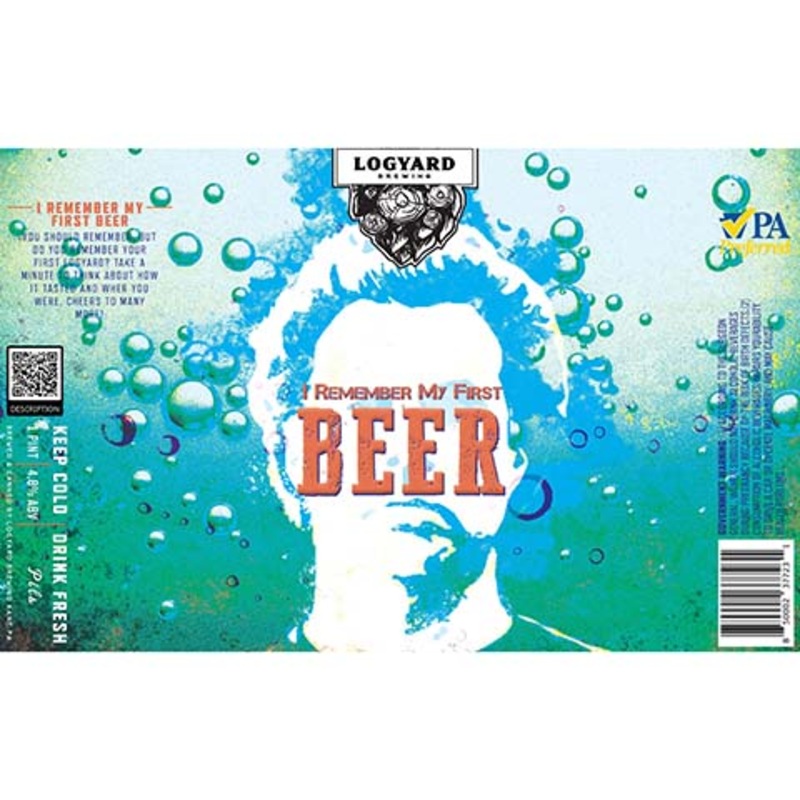 Logyard I Remember My first Beer 16OZ SINGLE CAN