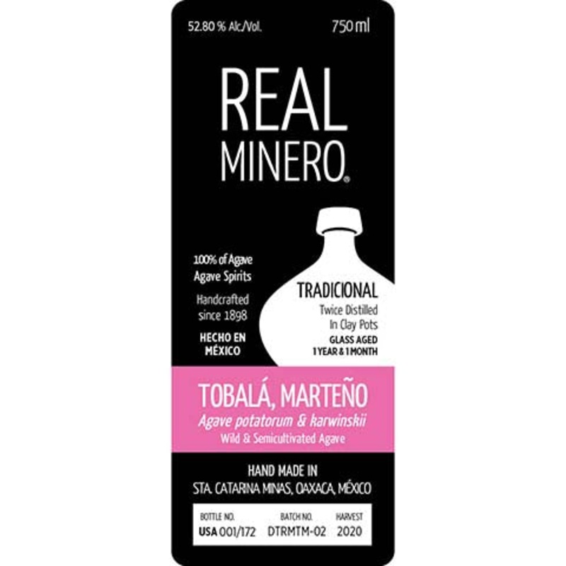Real Minero Tobala Marteno 750ML BTL