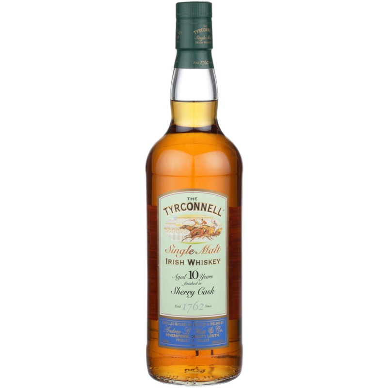 THE TYRCONNELL SINGLE MALT IRISH WHISKEY SHERRY CASK FINISH 10 YR 92 750ML 750ML