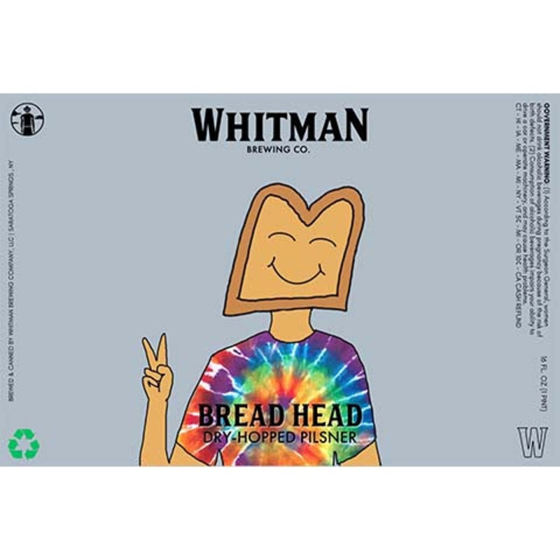 Whitman Bread Head Pilsner 16OZ SINGLE CAN