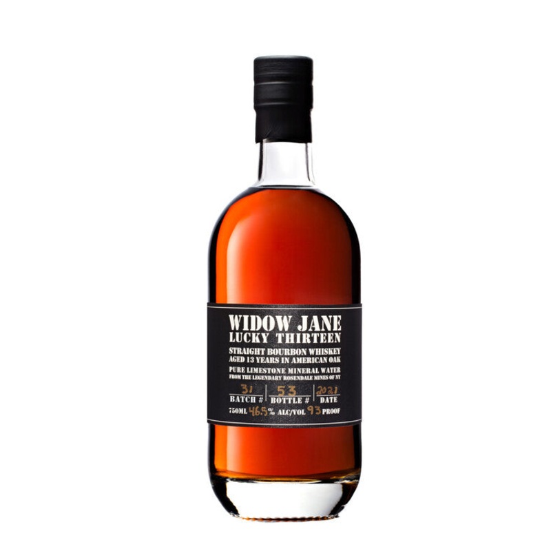 WIDOW JANE STRAIGHT BOURBON LUCKY THIRTEEN 13 YR 93 750ML 750ML
