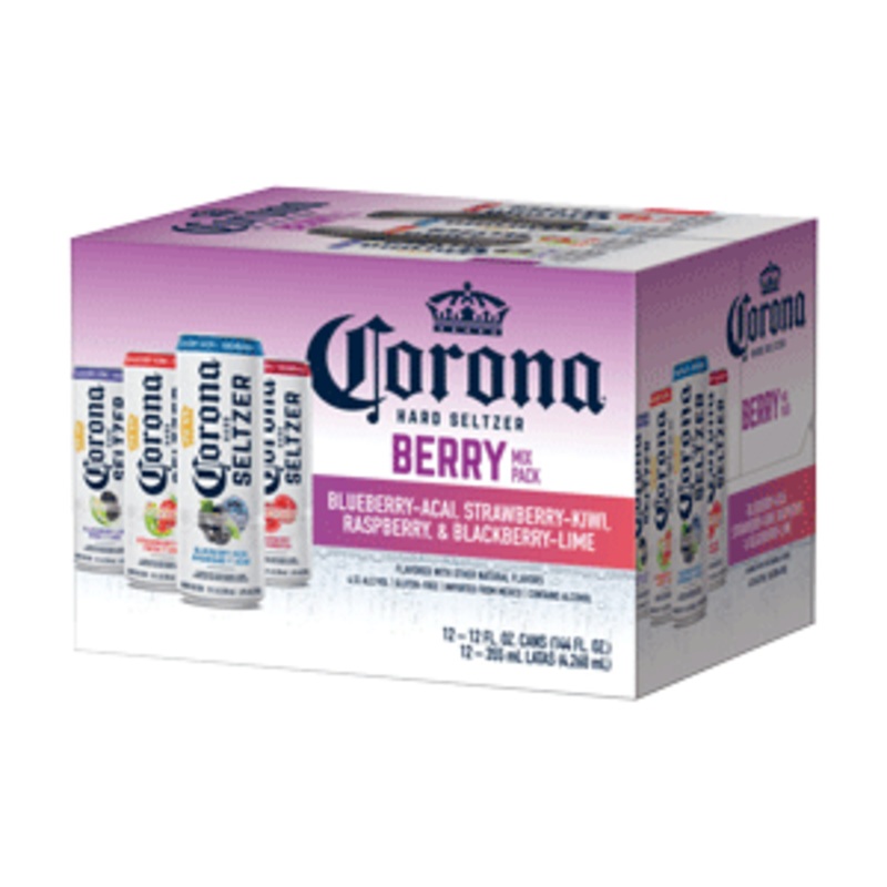 Corona Hard Seltzer Berry Variety Pack 24 – 12oz Cans, 12 Pack