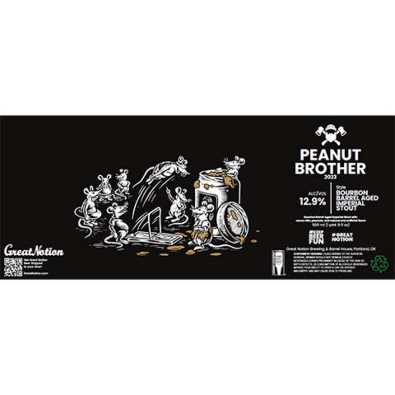 Great Notion Peanut Brother Imperial Stout 500ML CAN