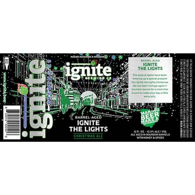 Ignite Barrel-Aged Ignite The Lights Christmas Ale 12OZ SINGLE CAN