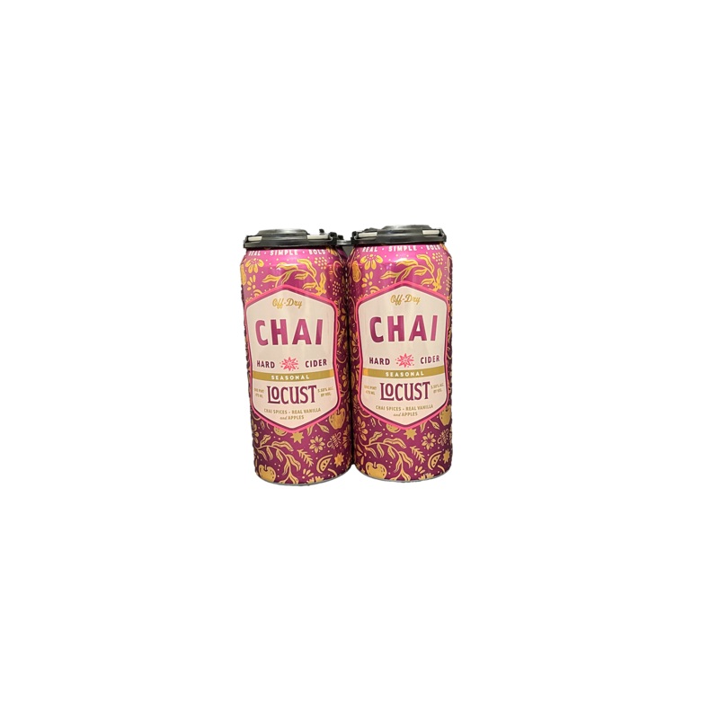 Locust Chai Hard Cider 4 Pack Cans