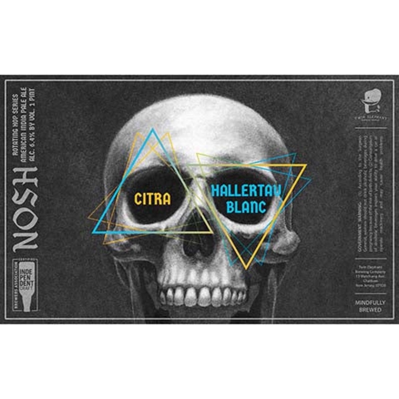 Twin Elephant Nosh: Citra Hallertau Blanc IPA 16OZ SINGLE CAN