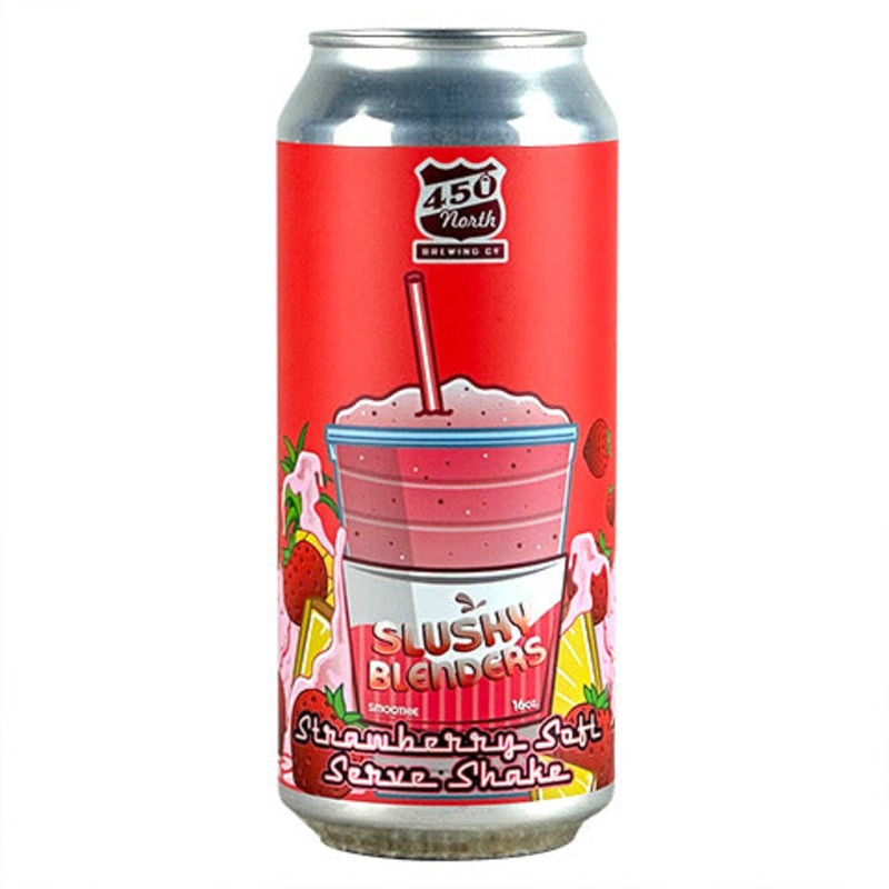 450 North Slushy XL Slushy Blenders Strawberry Soft Serve Shake Sour 16OZ SINGLE CAN