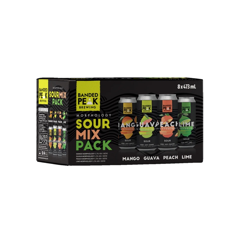 BANDED PEAK MORPHOLOGY SOUR MIX PACK 473ML 8PK CAN @ Deerfoot City [1047232] 3784 ml