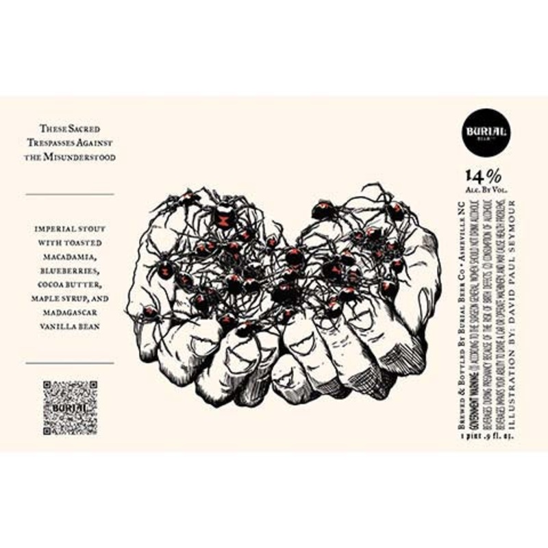 Burial These Sacred Trespasses Against The Misunderstood Imperial Stout 500ML BTL