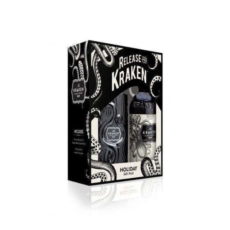 + Gift Set Rum Kraken W/Tiki glasses