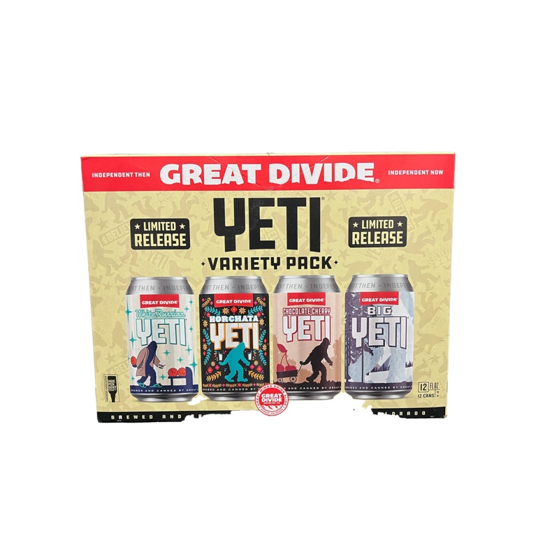 Great Divide Yeti Variety 12 Pack Cans