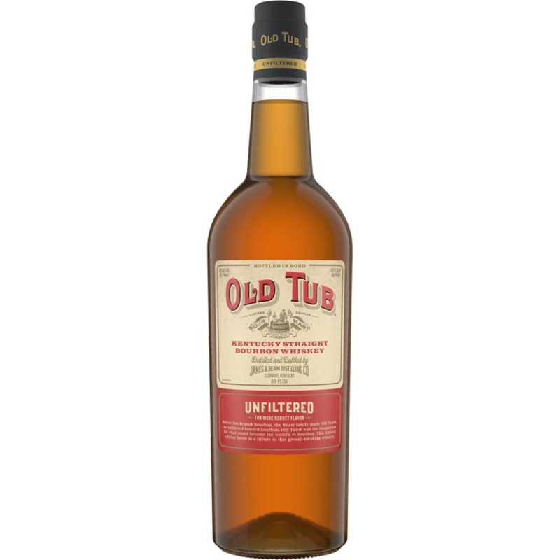 OLD TUB STRAIGHT BOURBON BOTTLED IN BOND SOUR MASH UNFILTERED 100 750ML 750ML