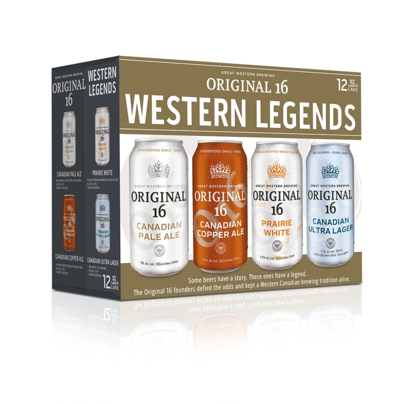 ORIGINAL 16 WESTERN LEGENDS MIXER 355ML 12PK CAN @ Lethbridge [1002212] 4260 ml