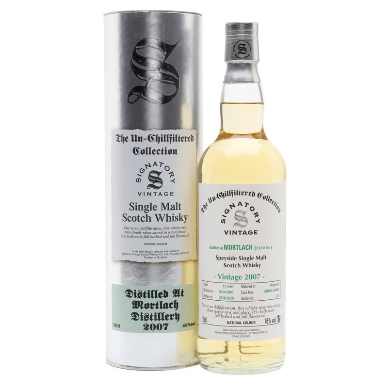 Signatory 13 Year Old Mortlach Single Malt Scotch 2008