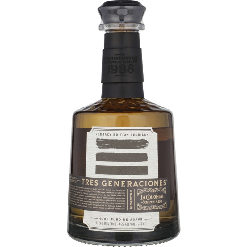 TRES GENERACIONES TEQUILA LEGACY EDITION VOL 2 LA COLONIAL BATCH 90 750ML 750ML