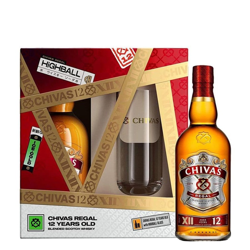 Chivas Regal 12yo 1L Gift Pack