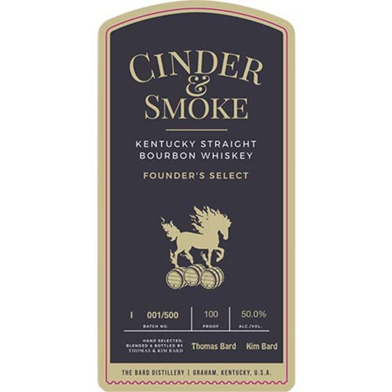 Cinder & Smoke Founder’s Select Kentucky Straight Bourbon Whiskey 750ML BTL