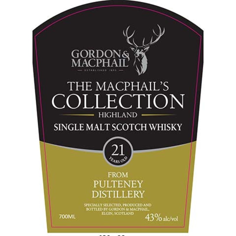 Gordon & Macphail The MacPhail’s Collection Highland 21 Year Old Single Malt Scotch Whisky 750ML BTL