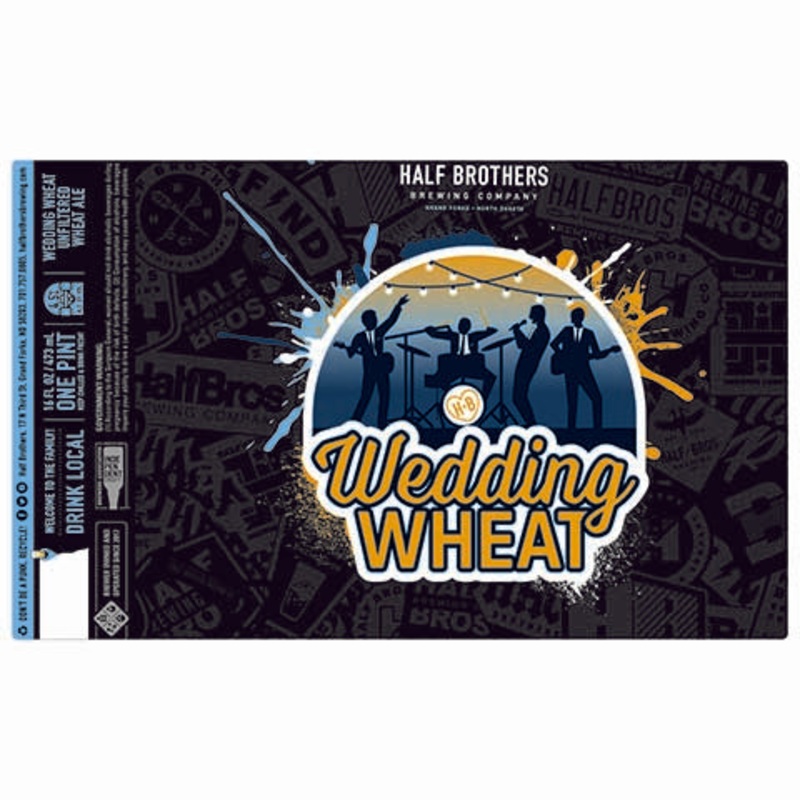 Half Brothers Wedding Wheat Ale 16OZ SINGLE CAN