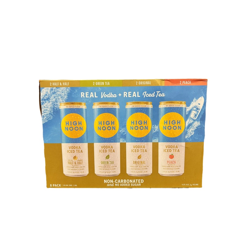High Noon Vodka Iced Tea Lake Pack 8 Pack