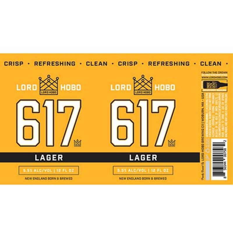 Lord Hobo 617 Lager 12OZ SINGLE CAN