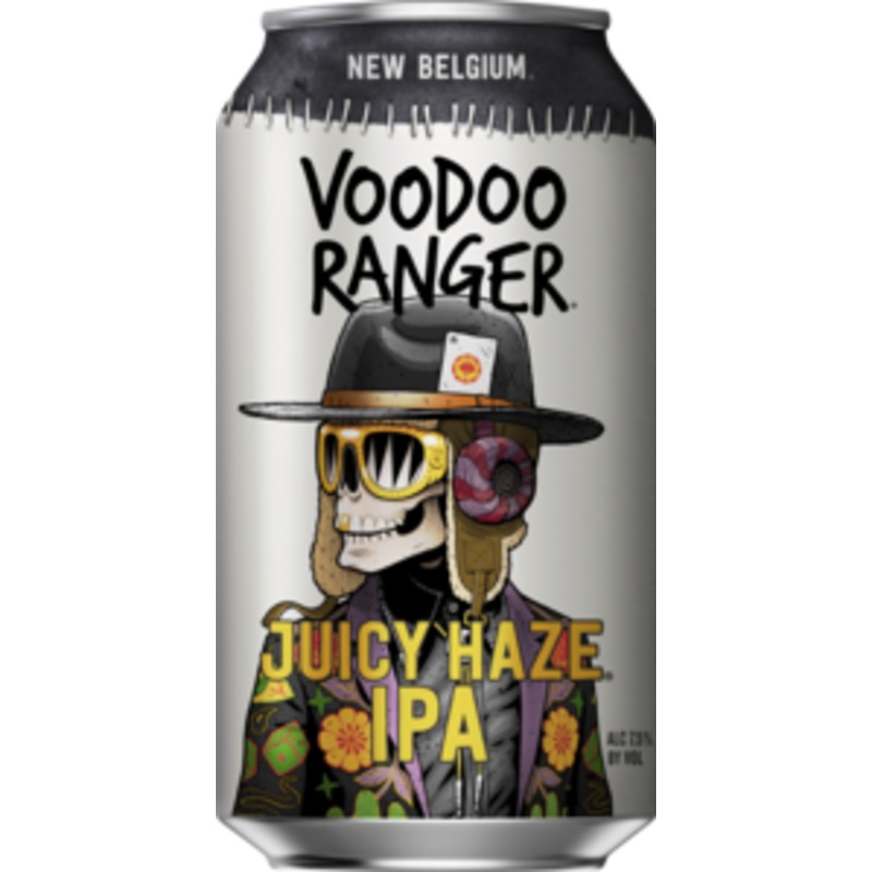 New Belgium Voodoo Ranger Juicy Haze IPA 24 – 12oz Cans, 12 Pack