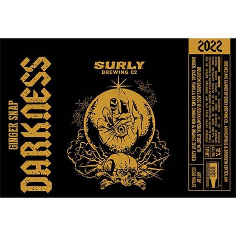 Surly Ginger Snap Imperial Stout 2022 16OZ SINGLE CAN