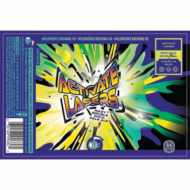 Weldwerks Activate Lasers Hazy DIPA 16OZ SINGLE CAN