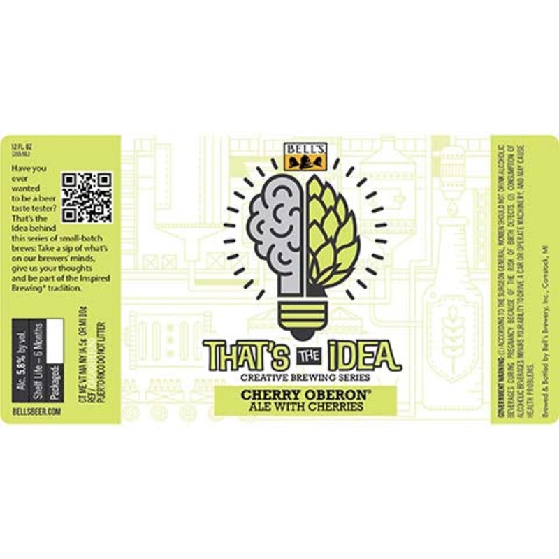Bell’s That’s The Idea Cherry Oberon Ale 12OZ SINGLE BTL