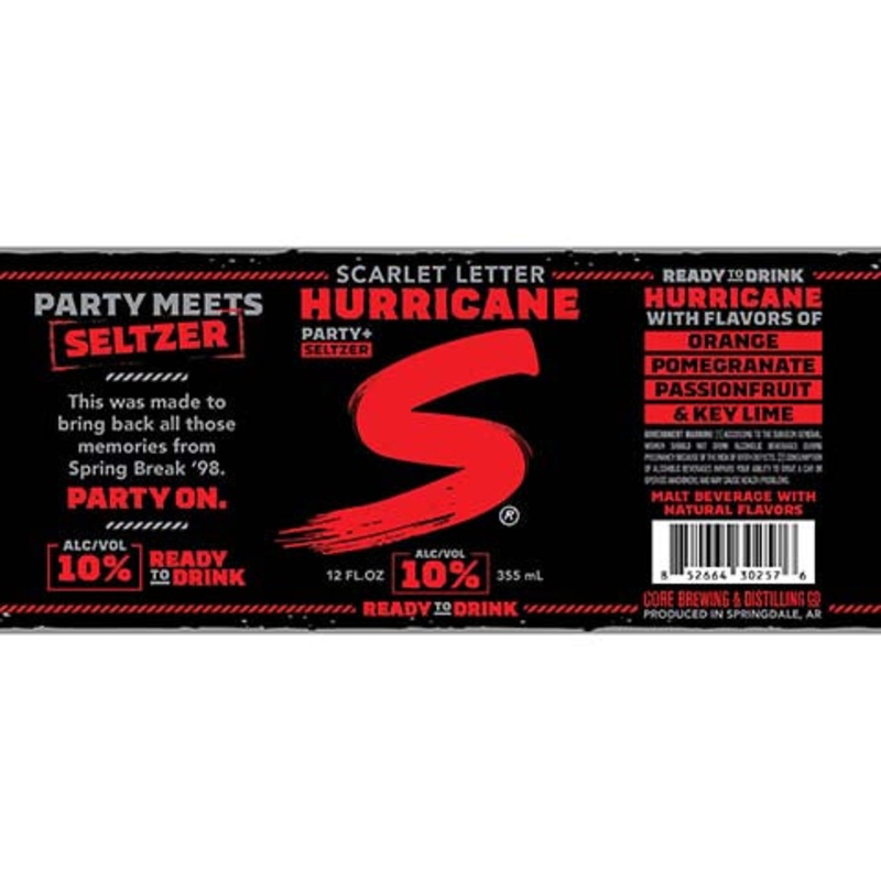 Core Scarlet Letter Hurricane 12OZ SINGLE CAN