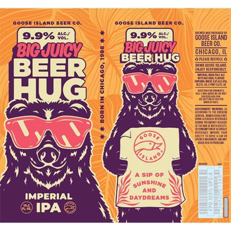 Goose Island Big Juicy Beer Hug Imperial IPA 19.2OZ SINGLE CAN