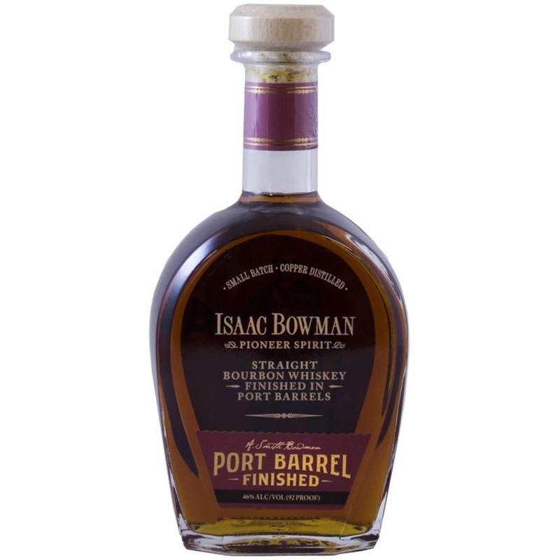 ISAAC BOWMAN STRAIGHT BOURBON PORT BARREL FINISHED 92 750ML 750ML