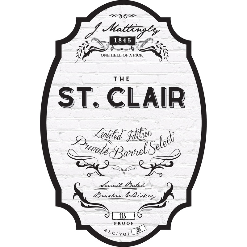 J. Mattingly 1845 The St. Clair Limited Edition Private Barrel Bourbon