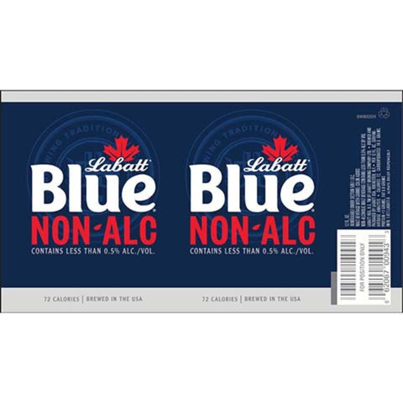 Labatt Blue (Non-Alcoholic) 12OZ CAN
