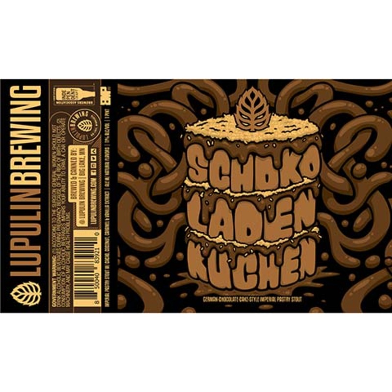 Lupulin Schoko Laden Kuchen Imperial Pastry Stout 16OZ SINGLE CAN