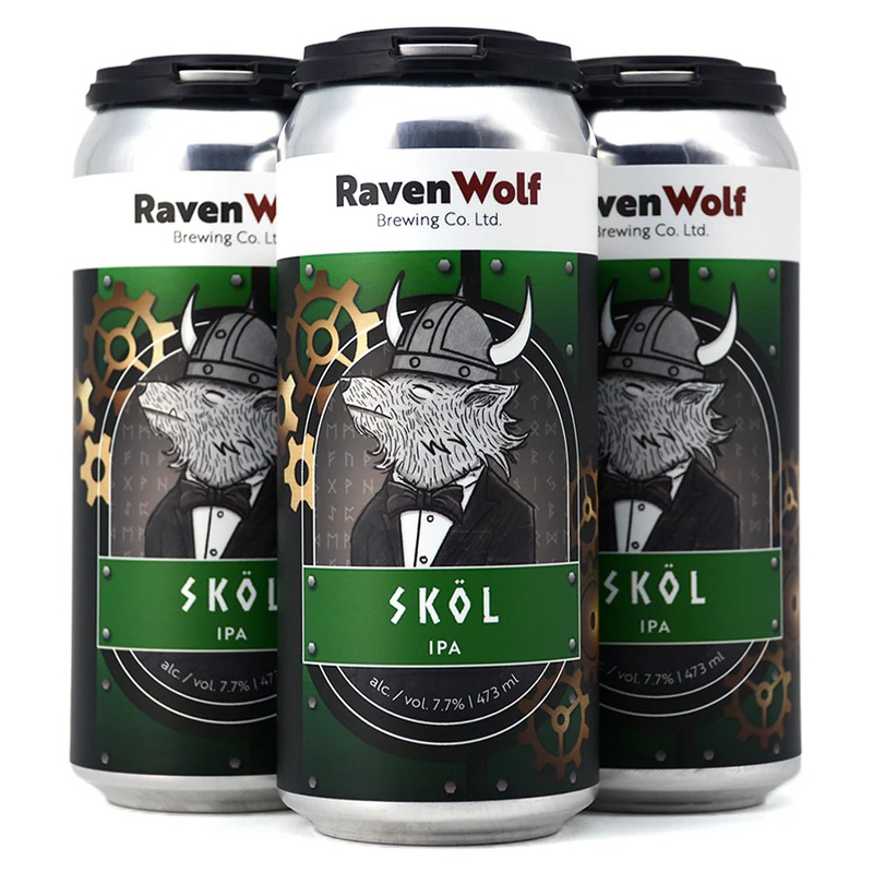RAVENWOLF SKOL IPA 473ML 4PK CAN @ Signal Hill [1042604] 1892 ml