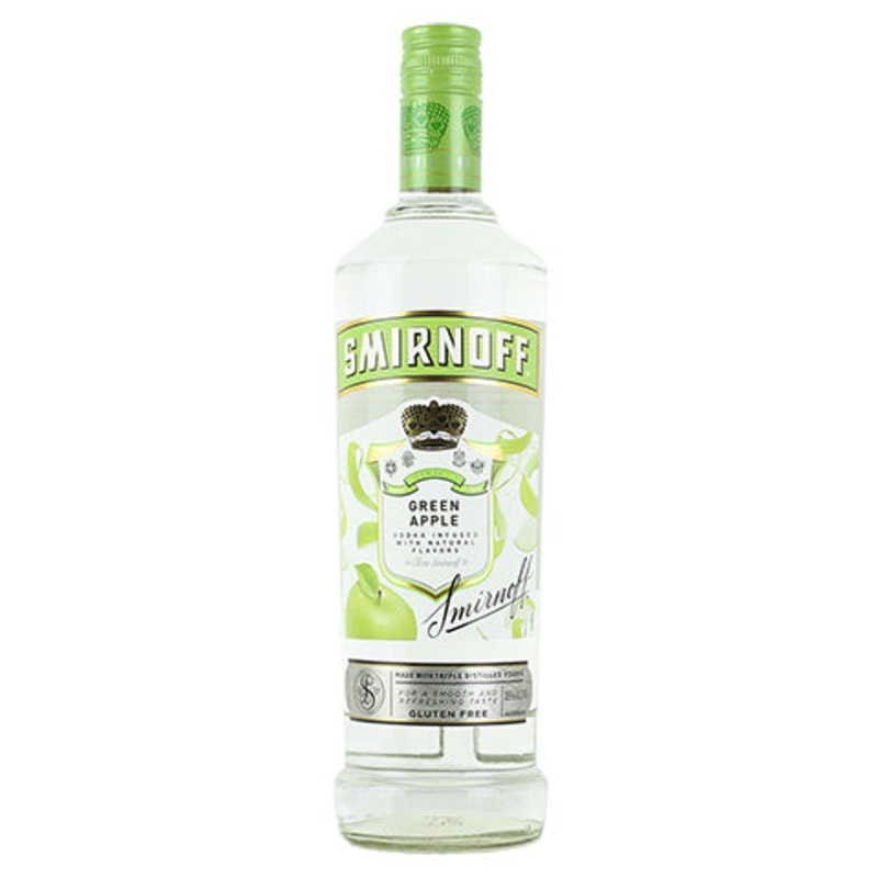 Smirnoff Green Apple Vodka 750ML BTL