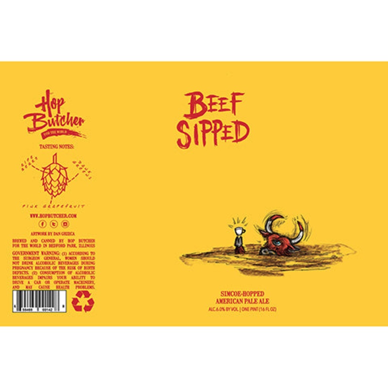 Hop Butcher Beef Sipped Pale Ale 16OZ SINGLE CAN